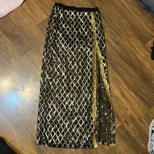 sparkle long skirt